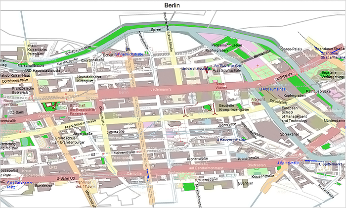 MindFusion WinForms  Street maps