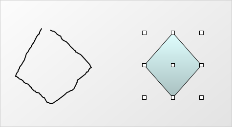 Wpf Diagram: Free Shapes