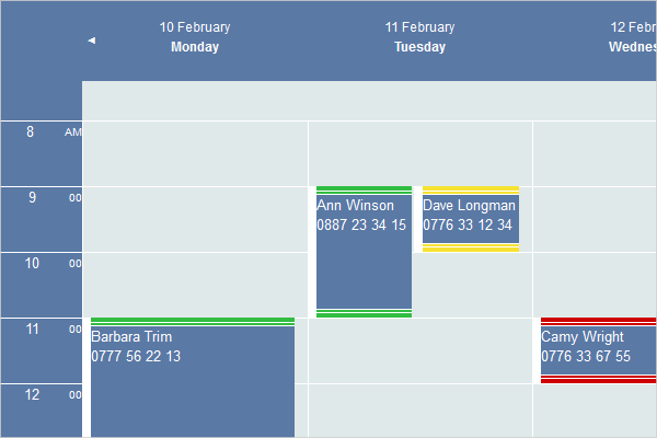 Ski School Scheduler in JavaScript