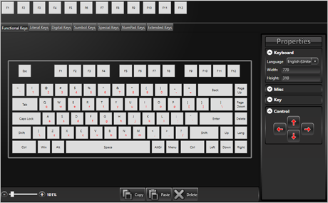 Creador de teclado virtual