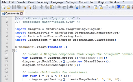 TypeScript Diagram Library