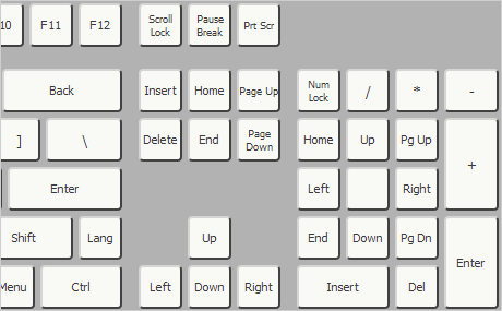 Biblioteca de teclado JavaScript: Diseño extendido