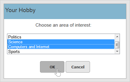 Custom Yes/No Dialog in JavaScript