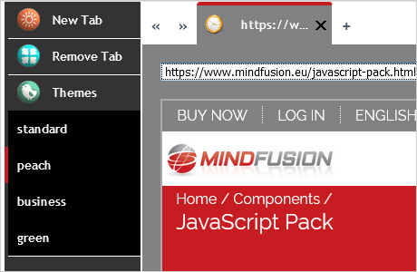 JavaScript ToolStrip: Simple Browser App
