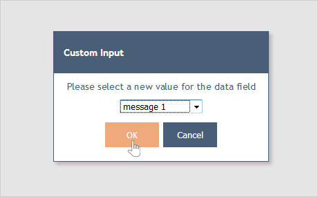 JavaScript Sample Dialogs