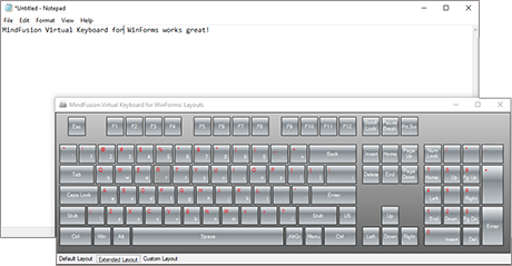Extended Virtual Keyboard