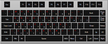 WinForms Virtual Keyboard Control: Themes