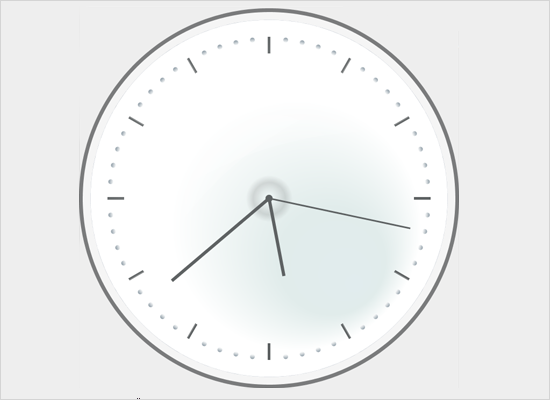 Analogue Clock Gauge in Java Swing