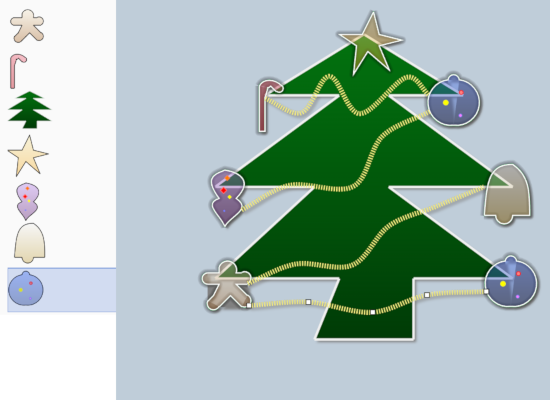 An interactive Christmas app in JavaScript