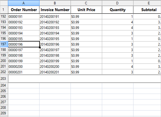 Features Demonstration in the WinForms Spreadsheet