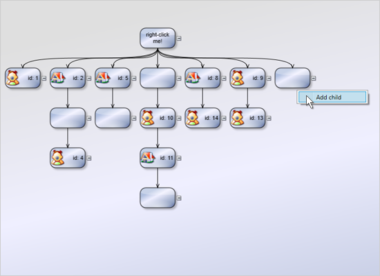 The Tree Layout algorithm in WPF Diagram