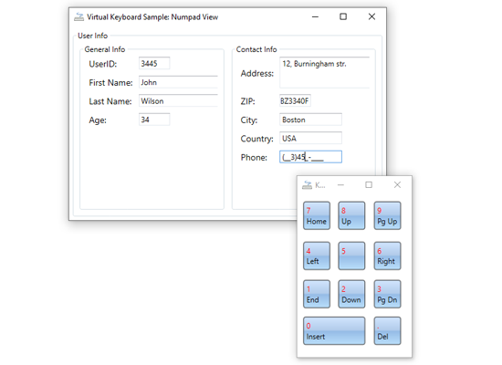 NumPad Virtual Keyboard in WPF