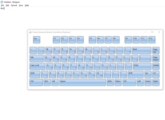 WPF Standalone Virtual Keyboard